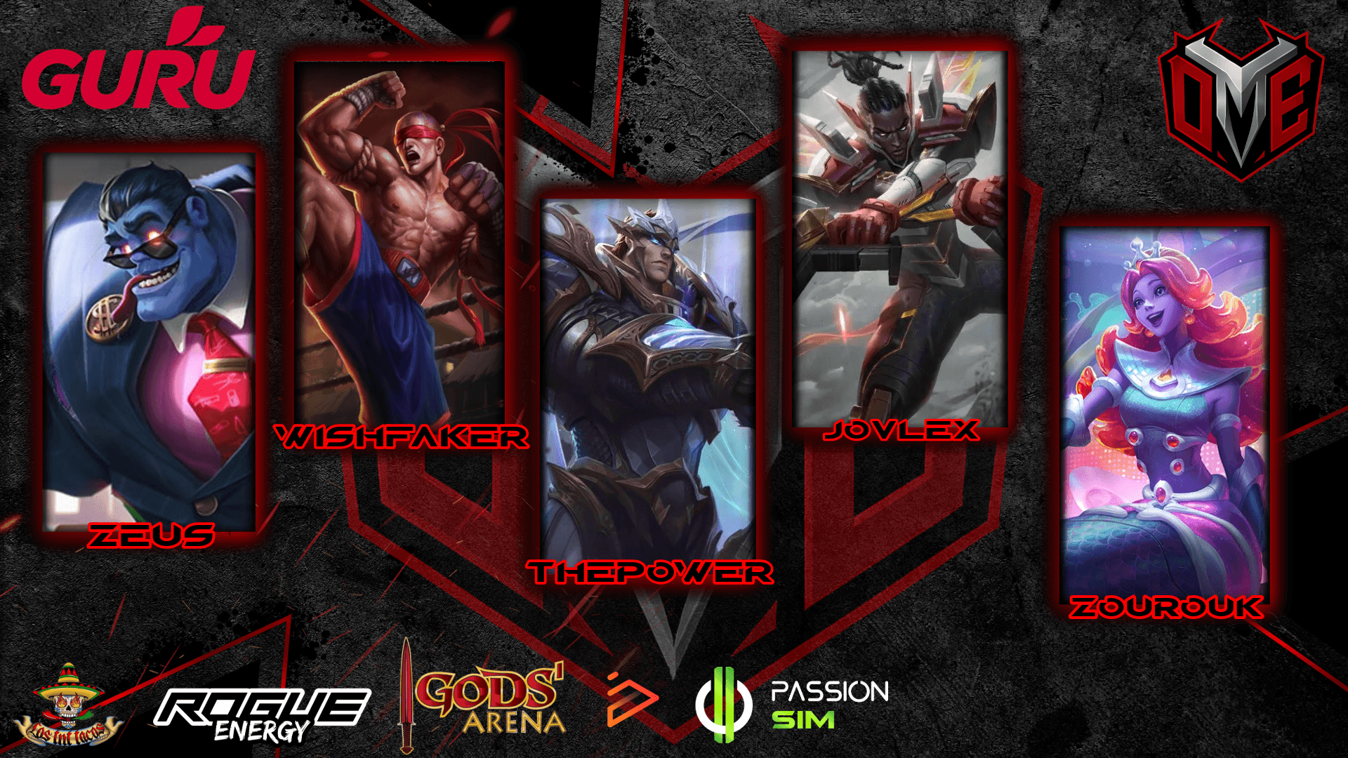 Roster DME pour la GGL 2025 sur LOL